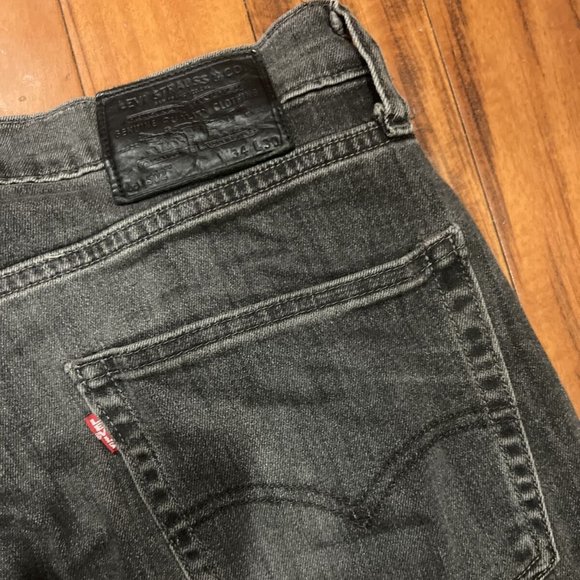 Premium Mens Levi's 502 Regular Taper, Size 34x30, Charcoal Gray - Picture 11 of 11